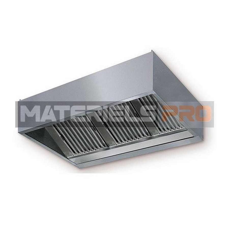 Hotte inox cubique statique