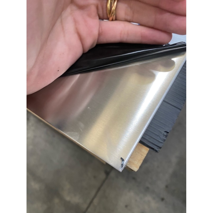 Tole inox brossé 1500x3000